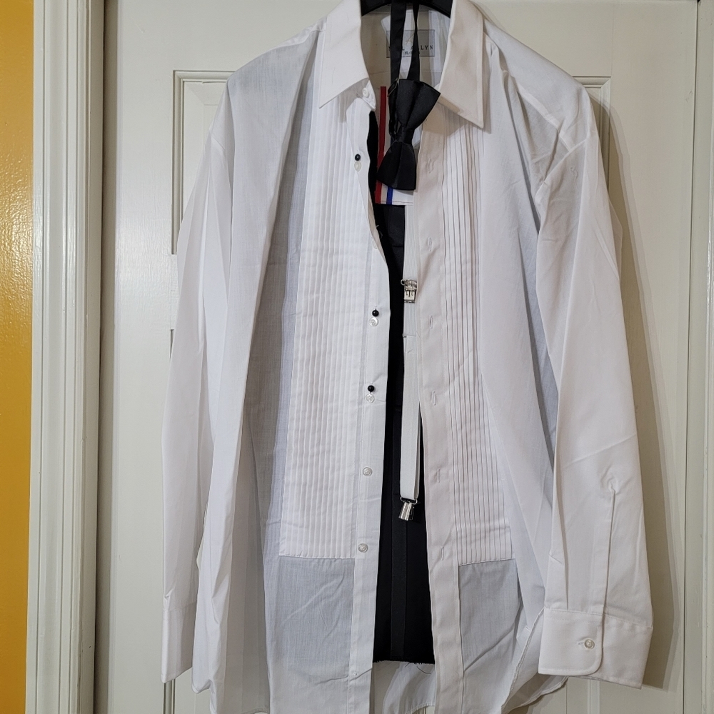 Nwt 5-Piece Formal Complete Tux Tuxedo - 46l/39-4… - image 5